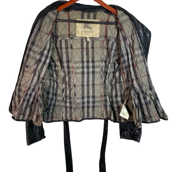 Vintage Burberry Leather Jacket - Picture 2 of 10